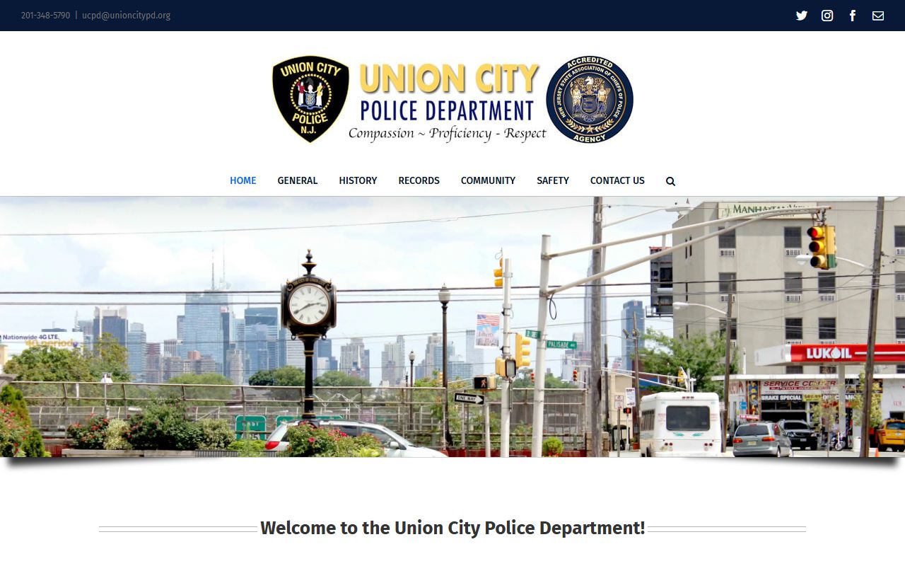 Union City Police Department website for Union City warrant records