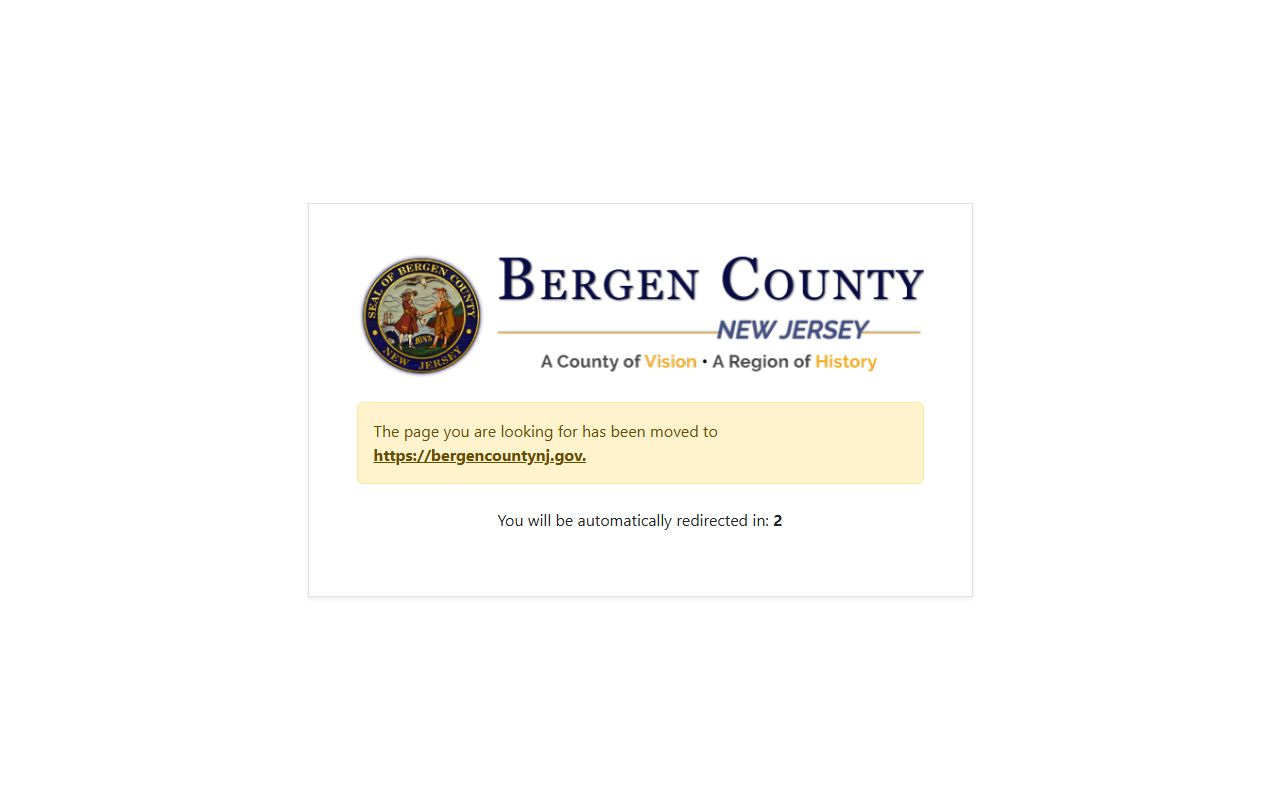 Bergen County Sheriff's Office website for Bergen County warrant records